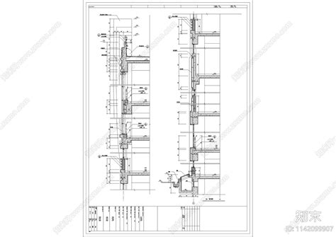 墙身节点详图施工图下载【id1142099907】知末案例馆