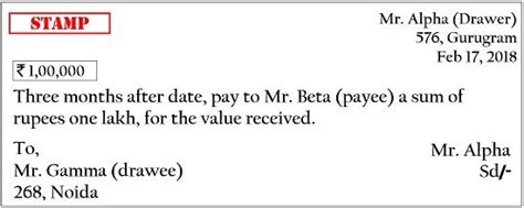 What is Bill of Exchange? definition, features, parties, specimen and ...