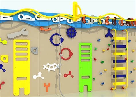 Outdooor Wooden Climbing Wall Outdooor Indoor Preschool Playground