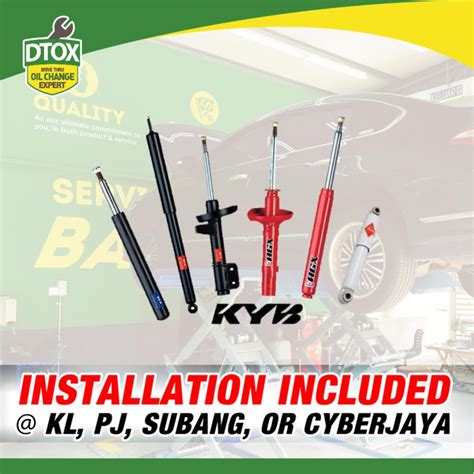 Installation Provided Toyota Vios Front Shock Absorbers KYB Kayaba 1