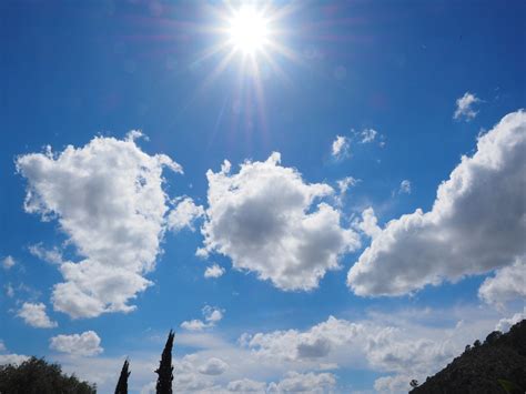 Images Gratuites horizon nuage ciel Soleil blanc lumière du