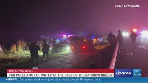 Crash sends truck into lake near Rainbow Bridge in Bridge | 12newsnow.com