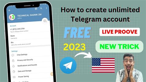 How To Create Unlimited Telegram Account Free 2023 LIVE PROOVE