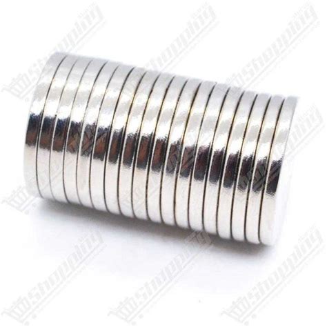 1 Pièce aimant puissant neodymium rond 20mm x 1 7mm Outillages