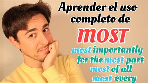 Aprender ''MOST'' en INGLÉS | Gramática Inglesa | - YouTube