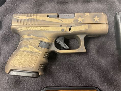 Glock 26 Gen 3 Burnt Bronze Flag C O P S GunShop