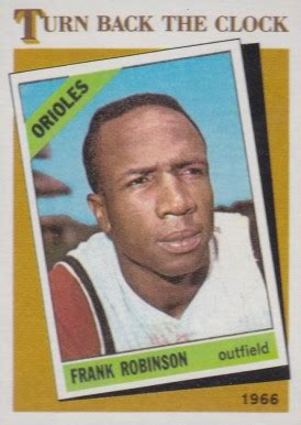 1986 Topps Frank Robinson Turn Back The Clock 404 Baseball VCP