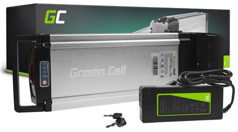 Green Cell E Bike Akku 24V 8 8Ah Li Ion Pedelec Rear Rack Batterie