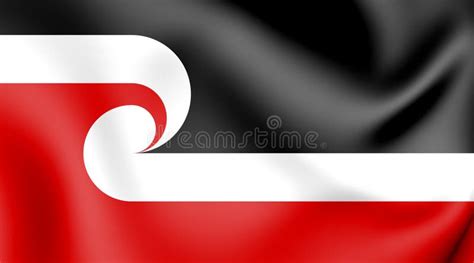 Tino Rangatiratanga Flag of Maori Sovereignty Movement. Stock ...