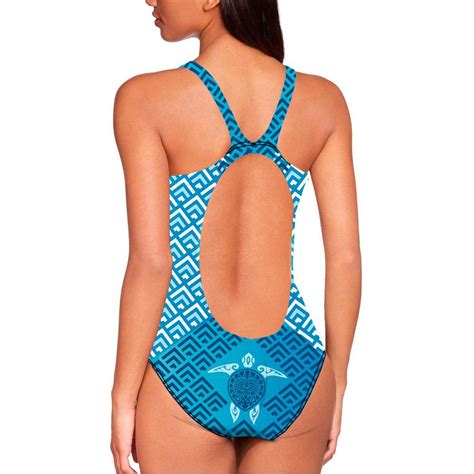 Swim Secure Maillot De Bain Maori Bleu Swiminn