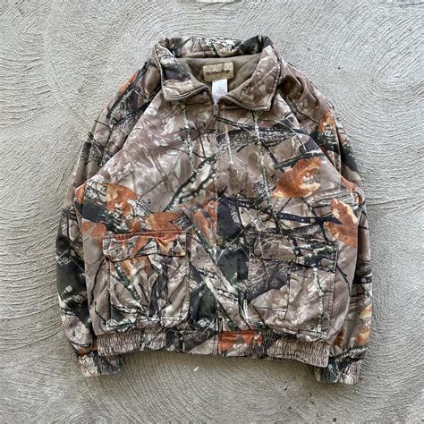 Vintage Outfitters Ridge Fusion D Camo Jacket Size Depop