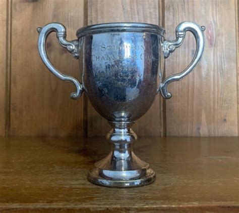 Vintage Silver Plate Trophy Trophies Loving Cup Ebay