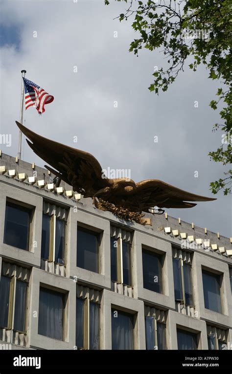 United States Us Embassy Grosvenor Square London England Uk Great