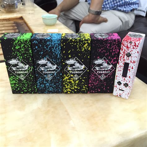 2016 Tugboat Tuglyfe V2 80W TC Vape Box Mod Zombie RDA Kit And FREE