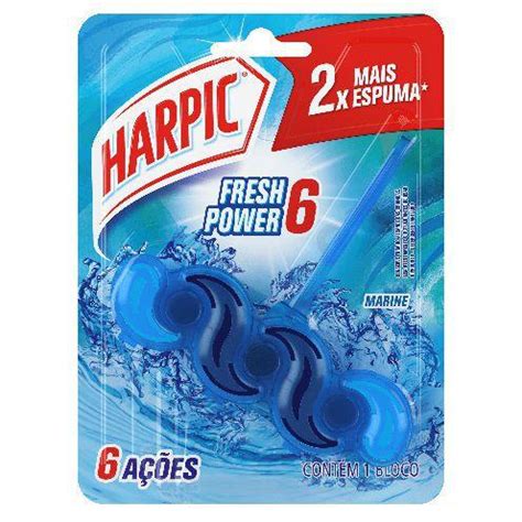 Bloco Sanit Rio Acqua Marine Fresh Power Harpic Reckitt Benckiser