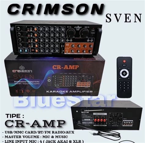 Jual Amplifier Crimson CR SVEN Original Di Lapak BlueStar