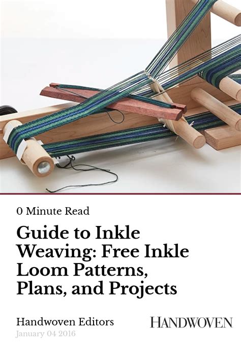 Guide to Inkle Weaving: Free Inkle Loom Patterns, Plans, and Projects | Handwoven