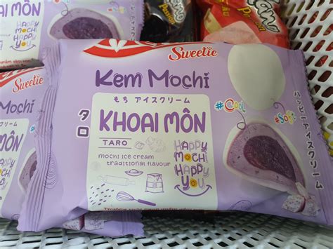 REVIEW ĂN KEM MOCHI CỦA MERINO VỊ KHOAI MÔN Trung Kiên Mart