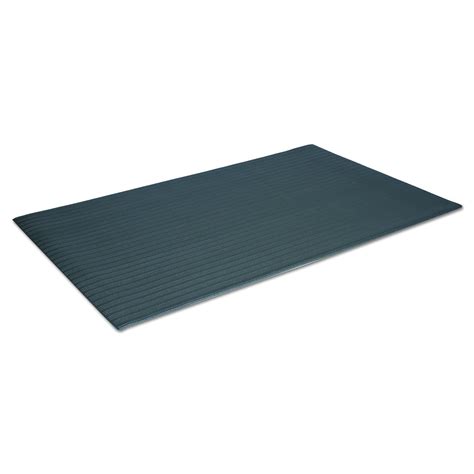 Crown Fl2436bk Ribbed Vinyl Anti Fatigue Mat 24 X 36 Black Car Floor