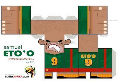 J Ossorio Papercraft Papercraft Recortable Educa Samuel Eto O Wayne