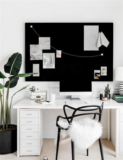 43 Black And White Home Office Decor Ideas Shelterness