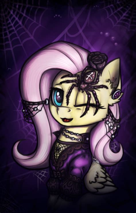 My Little Pony Gothic Fluttershy Little Pony Pony Drawing Mlp My