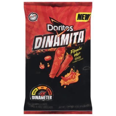 Doritos Dinamita Flamin Hot Queso Rolled Flavored Tortilla Chips