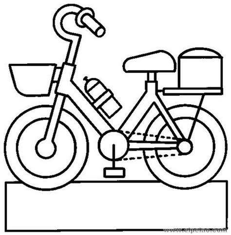 Dibujos De Bicicletas Para Colorear Y Pintar