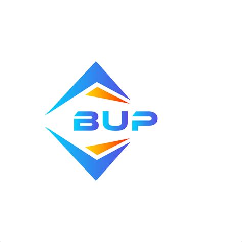 BUP abstract technology logo design on white background. BUP creative ...