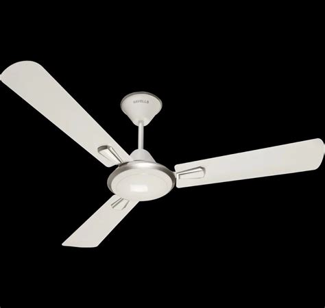 White Silver 1200 Mm Havells Fuera Elegant Ceiling Fan 390 RPM At Rs