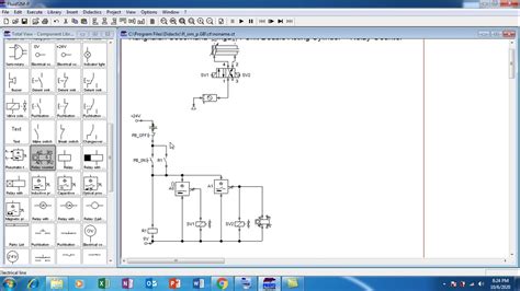 Festo Fluidsim Electro Pneumatic Double Acting Cylinder Relay