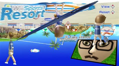 I Corrupted Wii Sports Resort Wake Boarding Frisbee Youtube