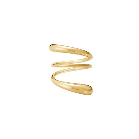 Mercy Twist Ring Guld Georg Jensen Fri Frakt