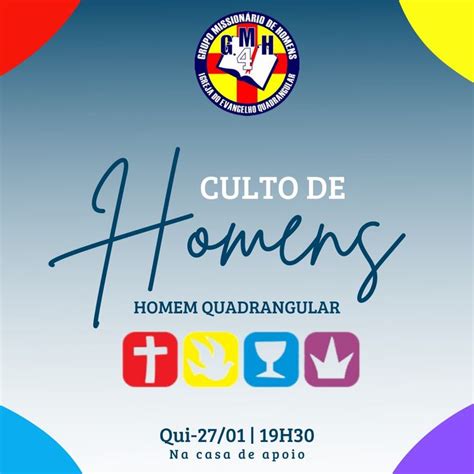 Culto De Homens Evangelho Quadrangular Igreja Quadrangular