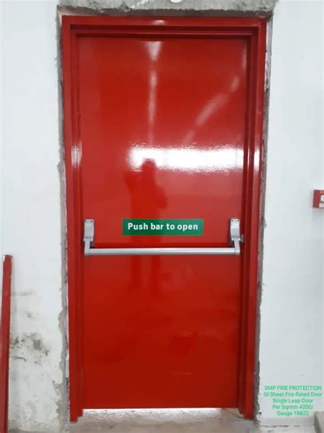 Mild Steel Emergency Exit Door Powder Coated At Rs Square Meter