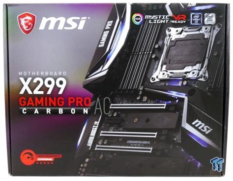 Msi X299 Gaming Pro Carbon Ac Motherboard Review