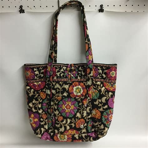 Vera Bradley Large Shoulder Tote Suzani Pattern Etsy