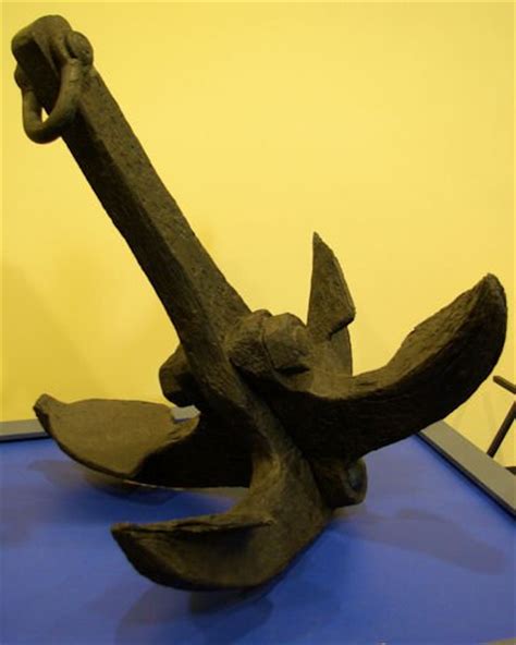 Anchor recovered from the wreck of the USS Monitor