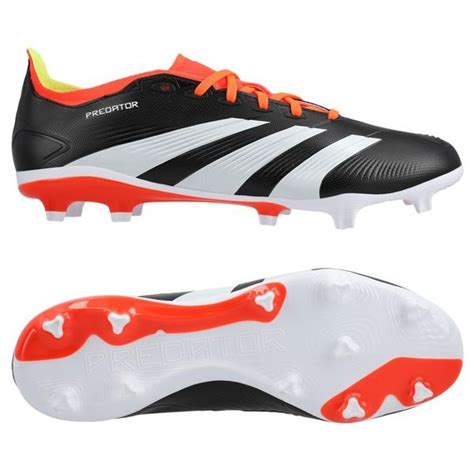 Adidas Predator League FG Solar Energy Noir Blanc Rouge