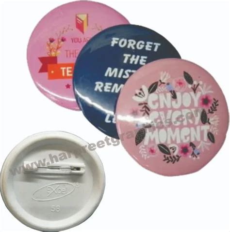 Custom Pin Badges at ₹ 3.5 | Pin Badge in New Delhi | ID: 2852772711212