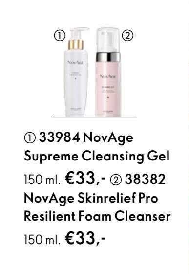 Novage Supreme Cleansing Gel Of Novage Skinrelief Pro Resilient Foam