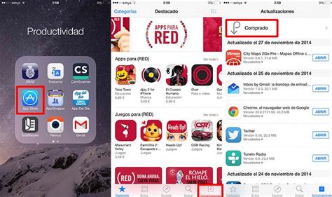 Aprende cómo volver a descargar tus compras de apps