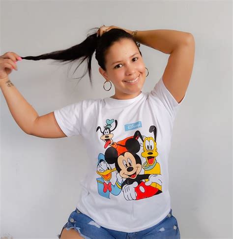 Camiseta Mickey Mouse Tallas Nicas En Camisetas Femeninas