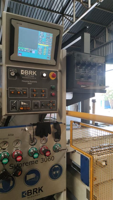 CORTE A PLASMA CNC BRK SUPREME HPR 260 XD HYPERTHERM ANO 2016