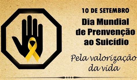 De Setembro Dia Mundial De Preven O Do Suic Dio Not Cias De Paul Nia