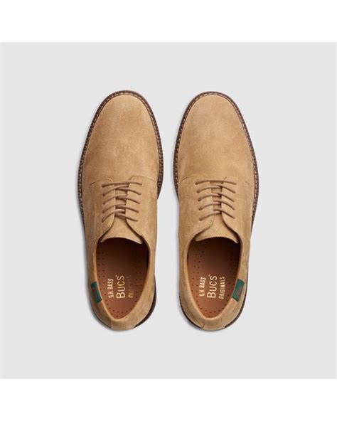 Gh Bass And Co Pasadena Nubuck Buck Shoes In Natural For Men Lyst