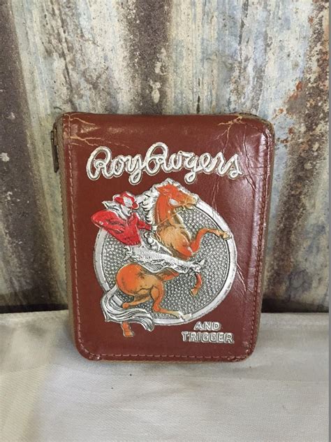 Roy Rogers With Trigger Wallet Rare Collectible Vintage By