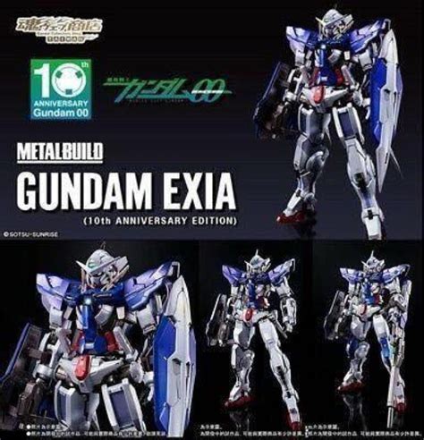 [全新靚盒] 港魂 限定 Metal Build Gundam Exia 高達能天使 10週年版本 港版 Mb 興趣及遊戲 玩具 And 遊戲