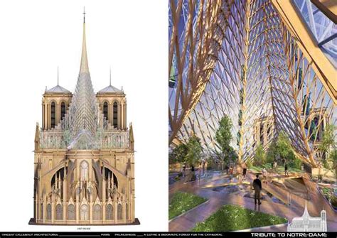 Palingenesis Vcas Tribute To Notre Dame Vincent Callebaut Architectures