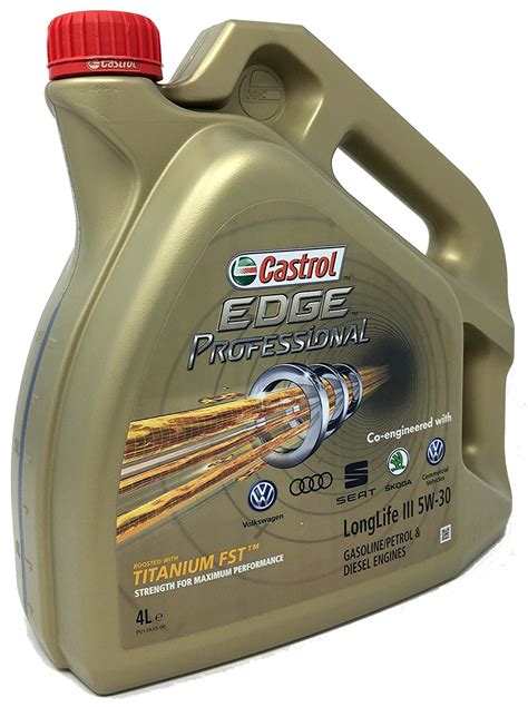 Castrol Edge Professional W W Engine Oil Oil Titanium Fst Vw